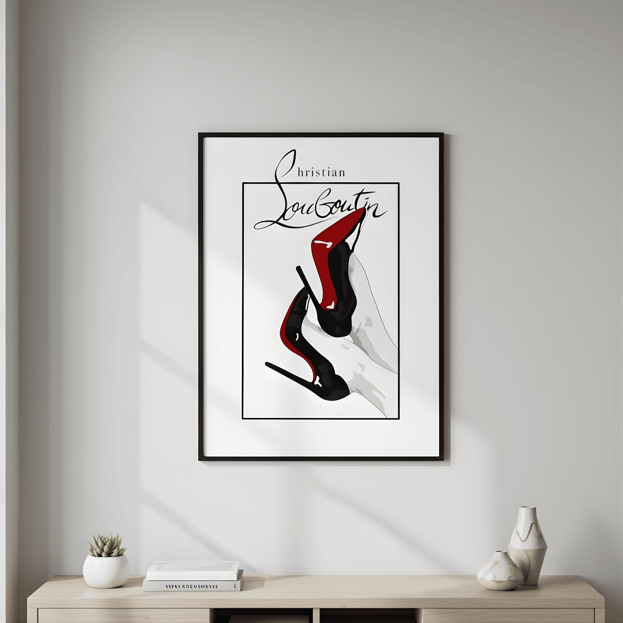 Louboutin Wall Art - Etsy