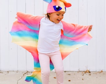 Melodia the Songwing, the Rainbow Dragon Costume and Hat | Rescue Riders HTTYD | Secrets of Songwing | Child Baby Toddler Adult