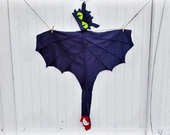 FULL Toothless Dragon Costume and Hat | How to Train Your Dragon | Baby Toddler Kids Adult