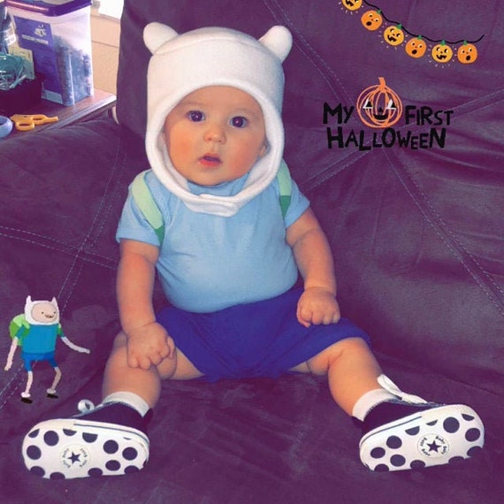 Finn Hat Adventure Time Inspired adult 