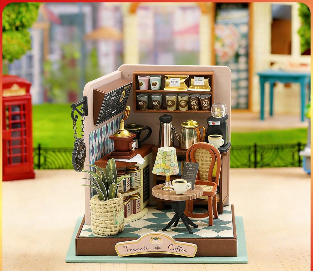 Diy miniature coffee shop - Etsy 日本