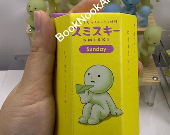 Smiski Sunday Series Blind Box -  Collectible Mini Figurine - 100% Original (Glow in the Dark)