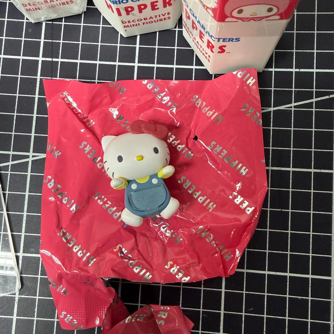 Hello Kitty Hippers by Sanrio With DIY 1:12 Miniature Vintage Sewig ...