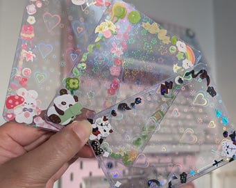 Customized Holographic Decorated Top Loader