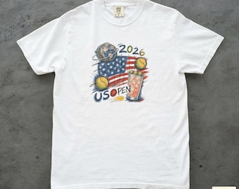 US Open 2026 Tennis Tee, America 250 Shirt, Honey Duece T-Shirt, Vintage Tennis Graphic Tee, 4th of July Summer Shirt