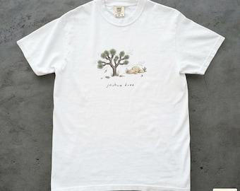Vintage Joshua Tree National Park Graphic Tshirt, Retro Comfort Colors® California Desert Landscape, Trendy Boho Unisex