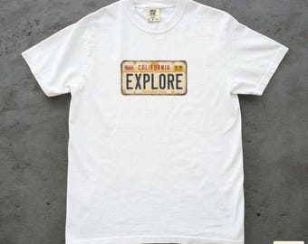 Vintage California Graphic Tee, Comfort Colors California Shirt, Retro Summer Music Festival Tee