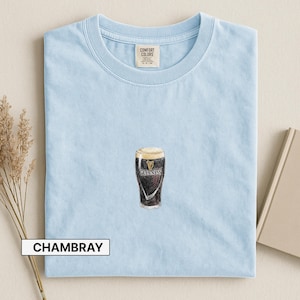 Guinness Beer Shirt, Comfort Colors Beer Shirt, Summer Tee Shirt, Vintage Retro Style, Fun St Patricks Party Shirt image 13