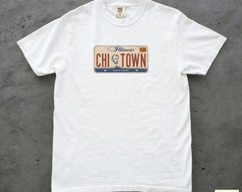 Vintage Chicago Graphic Tee, Comfort Colors Chicago Bean, Chicago Lover Gift, City Tee, Chicagoan Gift, Windy City Shirt, Chi-Town