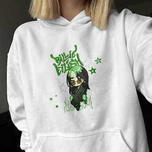 Billie eilish hoodie green - Etsy 日本