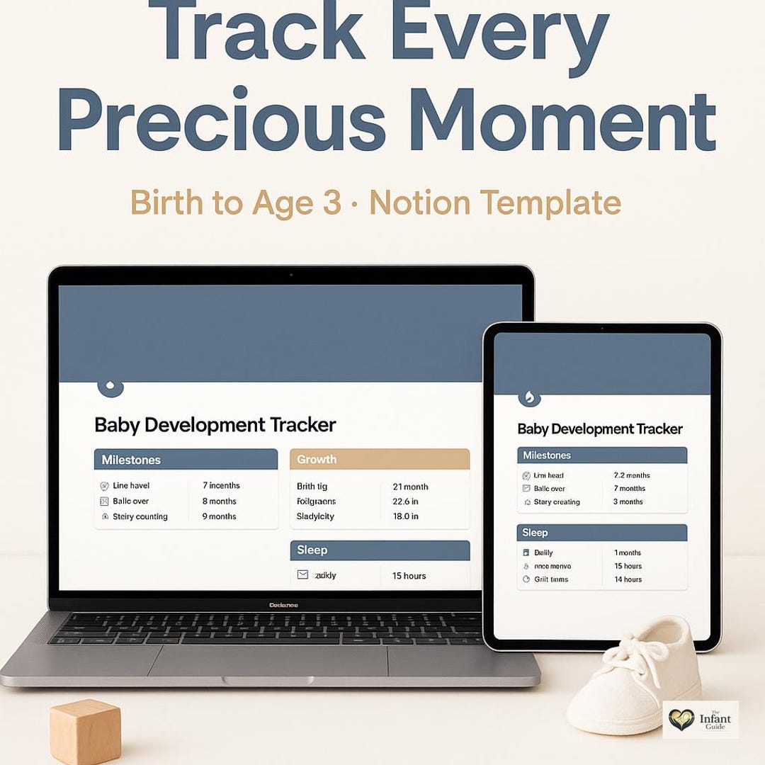 Baby & Toddler Development Tracker Notion Template | Milestone Log ...