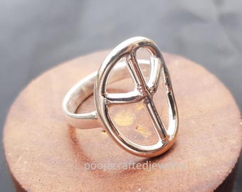 Sterling Silver Oval Cross Ring, Heirloom Faith Jewelry, Christian Scripture Band