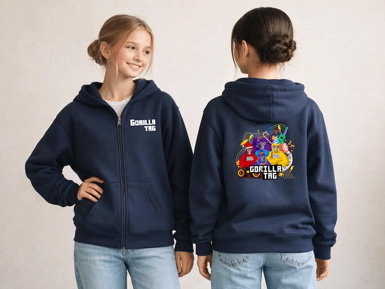 Gorilla Tag Youth Full Zip Hoodie image 4