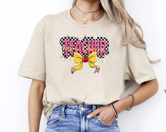 Custom Teacher T-Shirt, Teacher Appreciation Tee