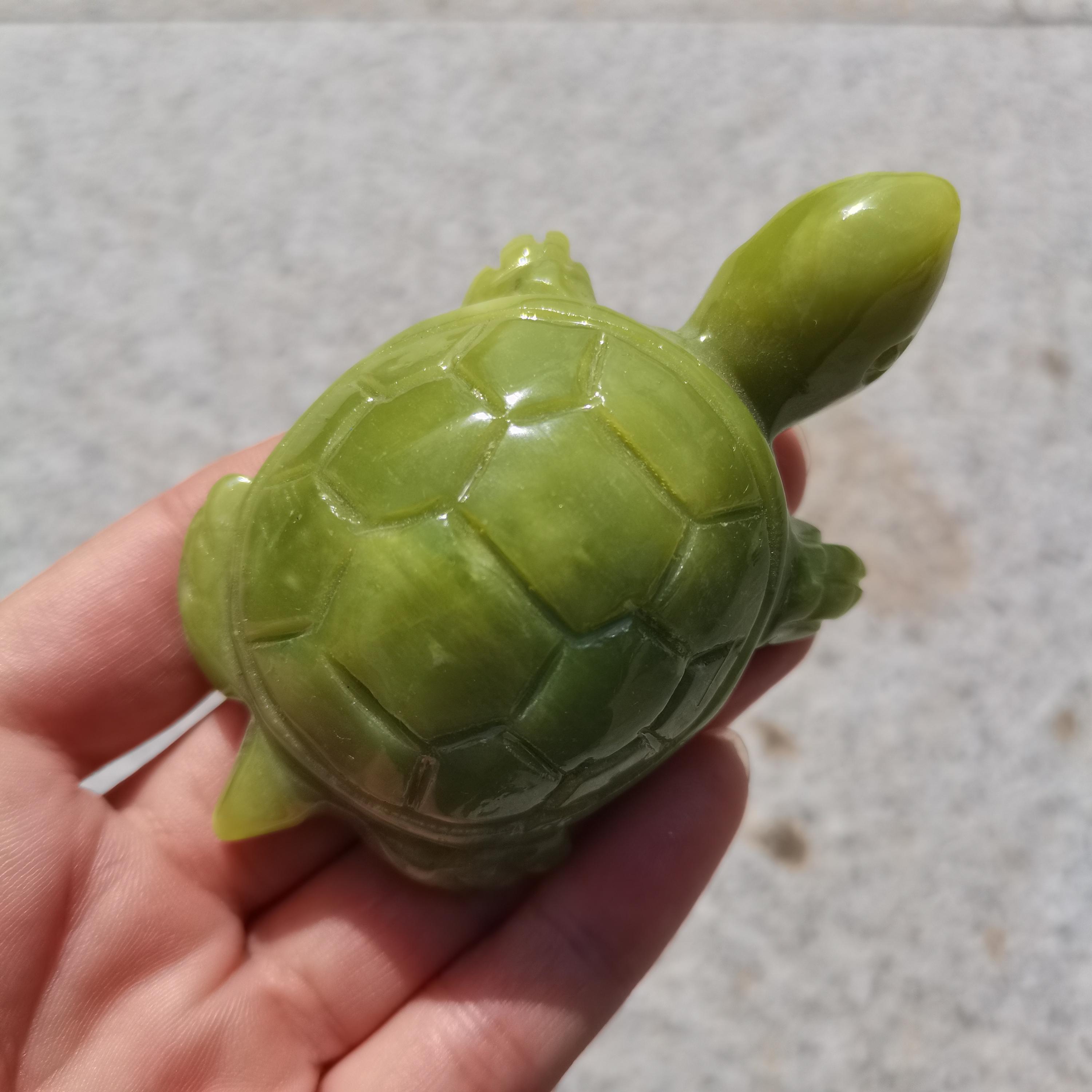 Green Jade Turtle - Etsy
