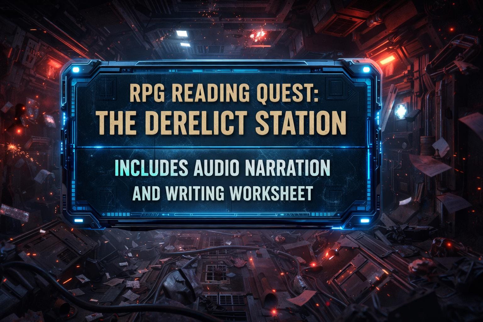 Sci-fi Survival RPG Quest: Gamified ELA & ESL Reading Comprehension ...