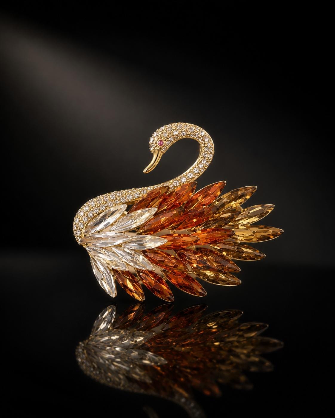 Vintage Swarovski Brooch - Etsy