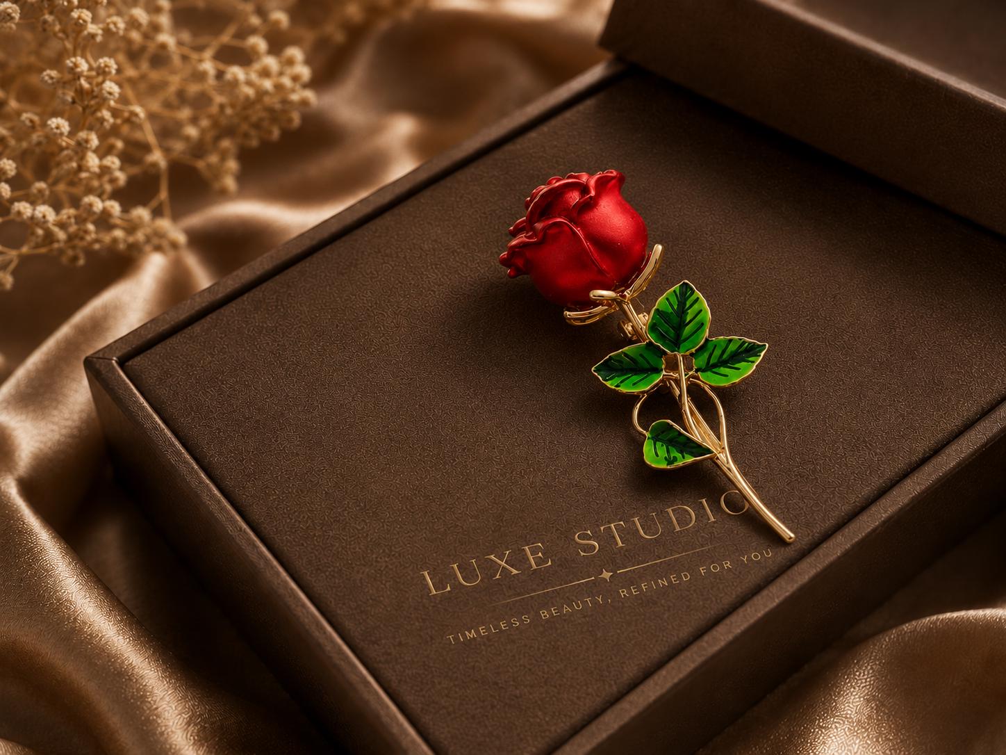 Silver Rose Brooch Vintage - Etsy