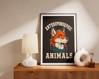 Fursuit-Kopf-Vektorgrafik – Furry Pride PNG für Sublimation und Drucke