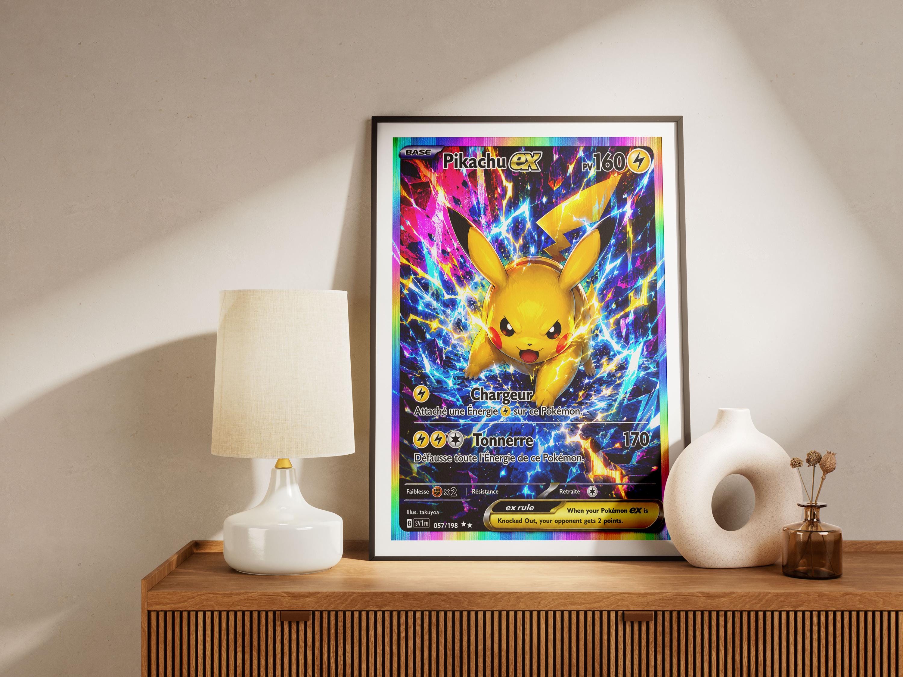 ピカチュウのポスター - Etsy 日本