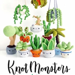 Decorazione da scrivania con vaso di fiori all'uncinetto / Pianta a forma di cuore da abbracciare