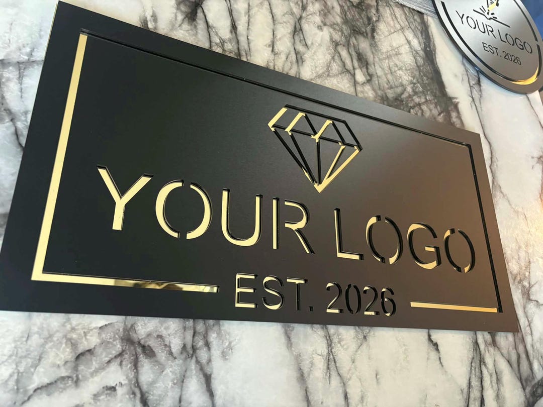 Business Logo Sign | Custom Logo Signage | Reception Area Decor ...