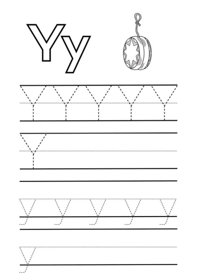Alphabet Tracing Worksheets for Kids | A-Z Letter Handwriting Practice ...