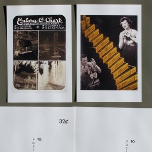 Cartoline vuote correlate a foto, biglietti 4 x 6, articoli di carta, cartoline a tema fotografico per appassionati di fotografia, set di 4 cartoline realizzate in Iowa