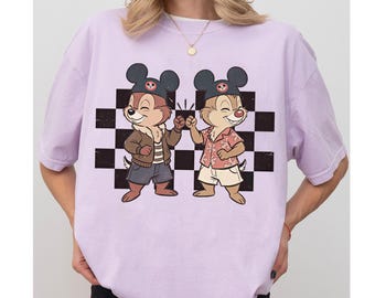 Chip and Dale Disney Png, Disney Chipmunks, Autograph Design, Disney Family Matching Group Gift, Disneyland Png, Disney World Png