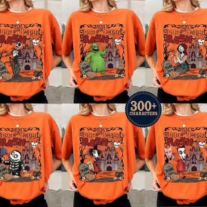 chemise vintage Oogie Boogie Bash 2026, t-shirt Disney Nightmare Before Christmas Halloween, chemise de saison effrayante Disneyland California Adventure