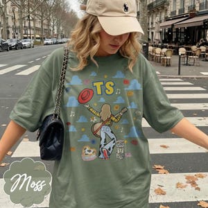 Comfort Colors Toy Story 5 T-Shirt, Tay Story 13 Cloud Summer Beach Shirt, Disney Pixar Fest, Gift For Music Fan, Disneyland Trip 2026 Tee image 8