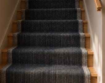 Long Moroccan Stair Runner Rug - Wool Kilim, Custom Size