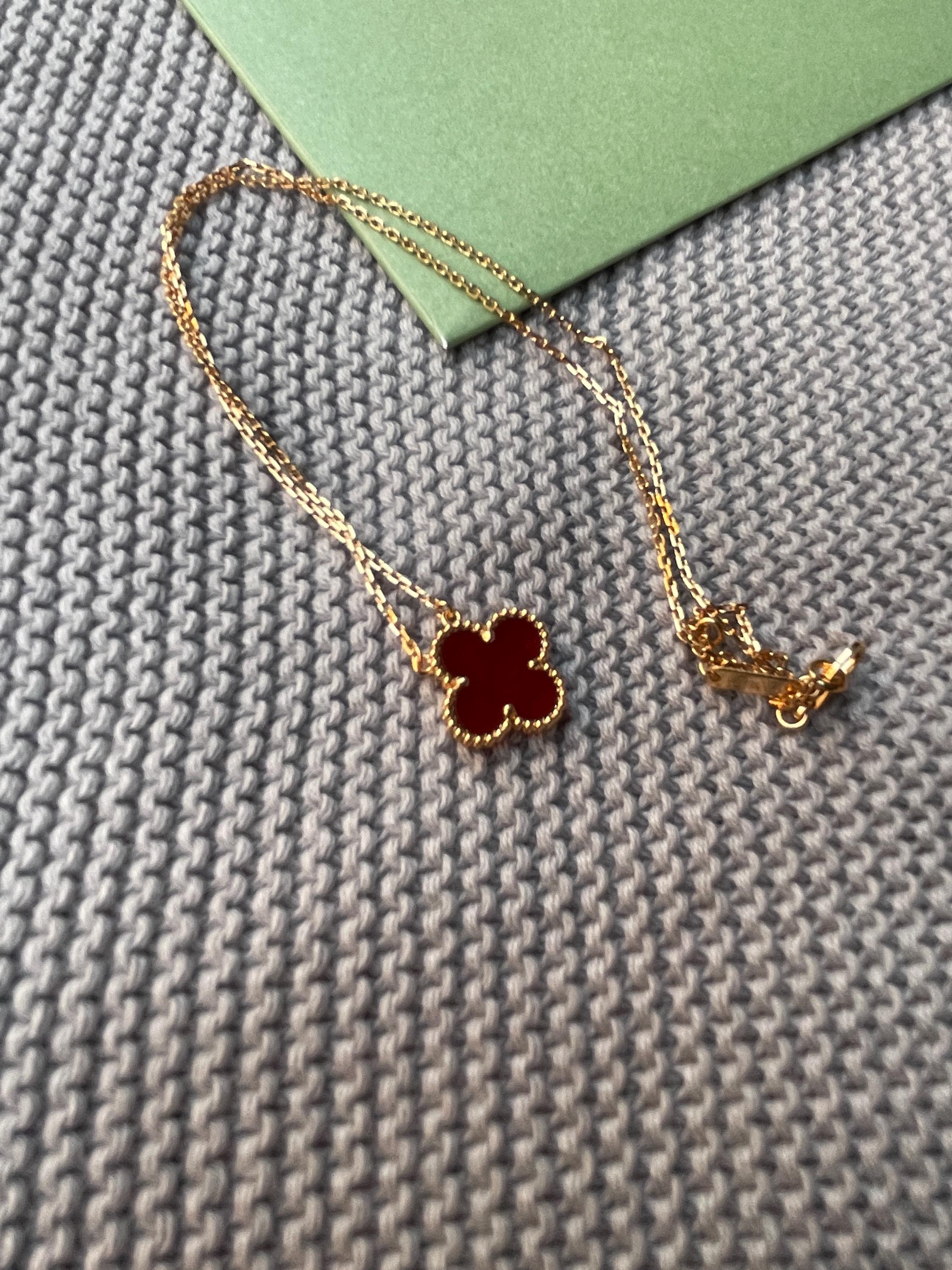 Authentic Van Cleef Alhambra Necklace - Etsy