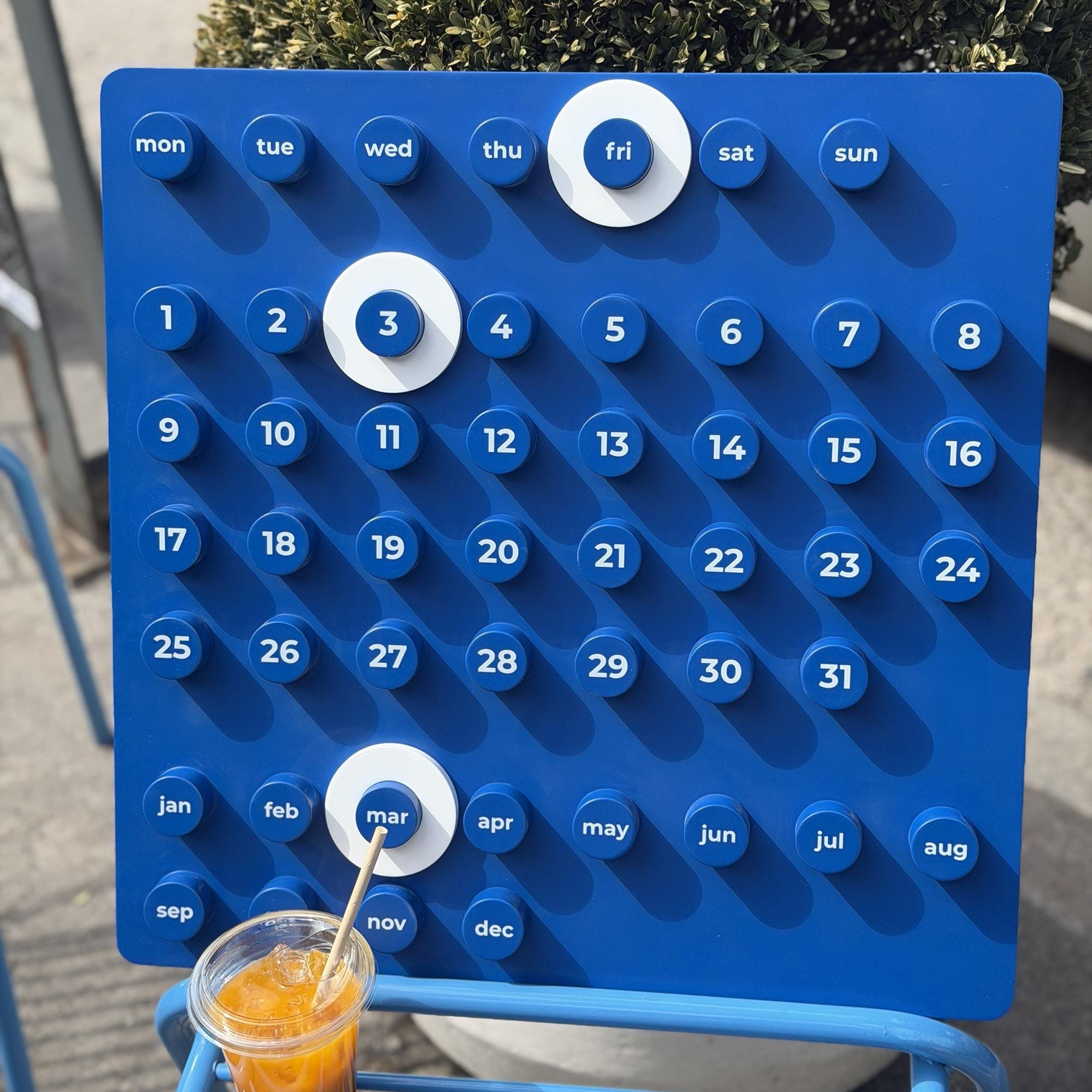 Ring a date wall calendar - Etsy 日本