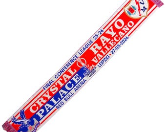 scarf conference league final 2026 support game fan matchday rayo vallecano