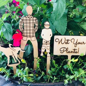 Funny Plant Stakes, Plant decor, Silly plant signs