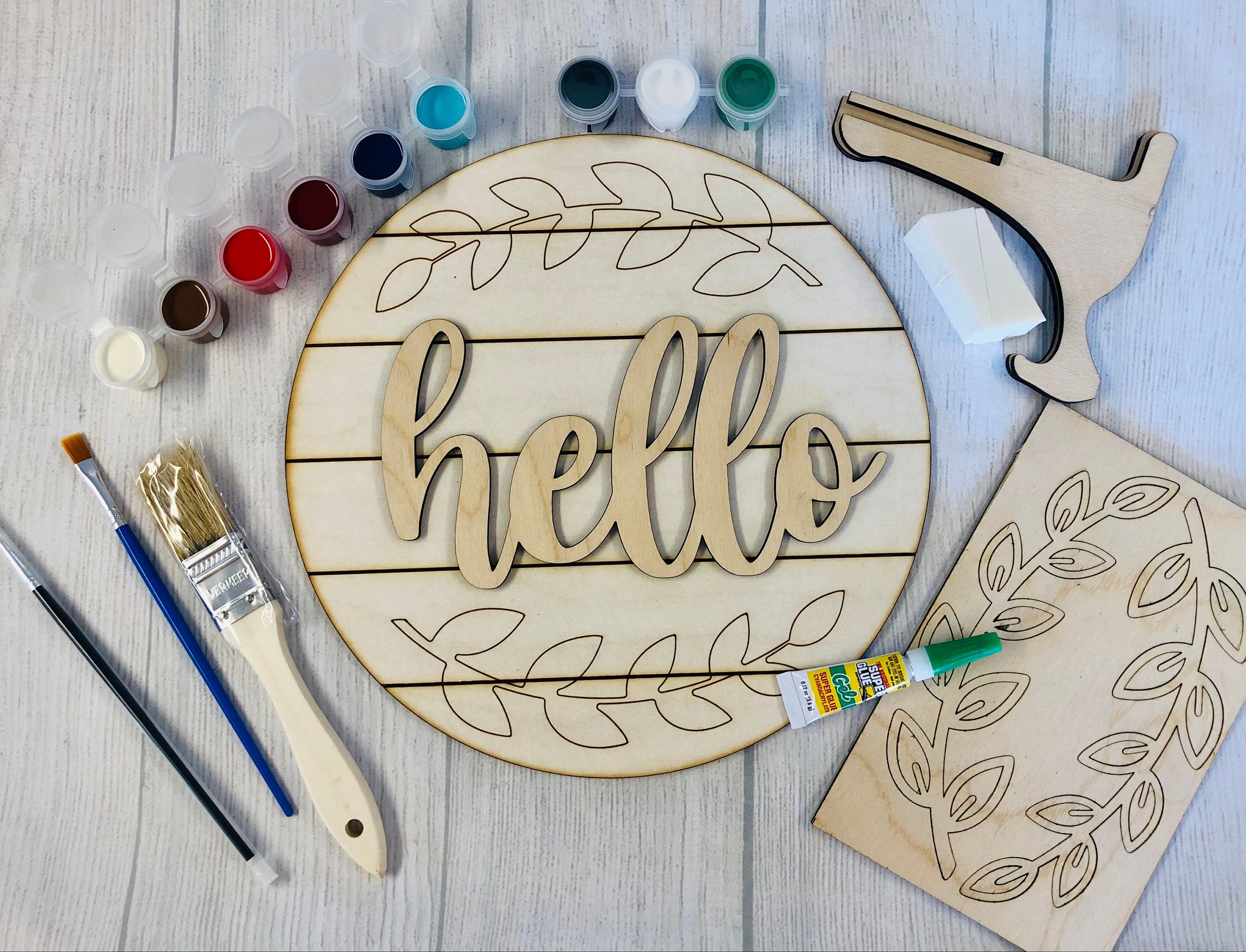 DIY Paint Kit Sign Sip and Paint Kit Etsy UK