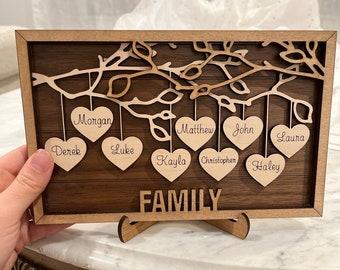 Personalized Mother's Day Family Tree Sign