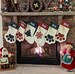 Personalized Christmas Stockings -  Dog and Cat Stockings - Pet Stockings 