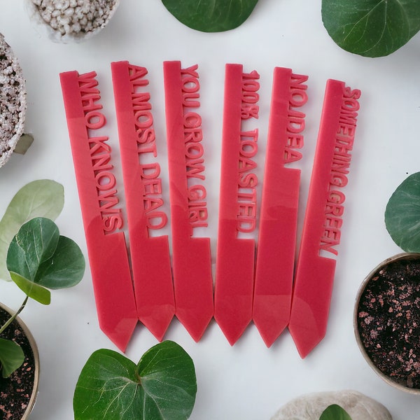 Humorous Plant Stakes, Gift for Garden Enthusiasts, Suitable for Adults