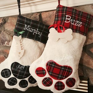 Christmas Pet Stockings Personalized image 1