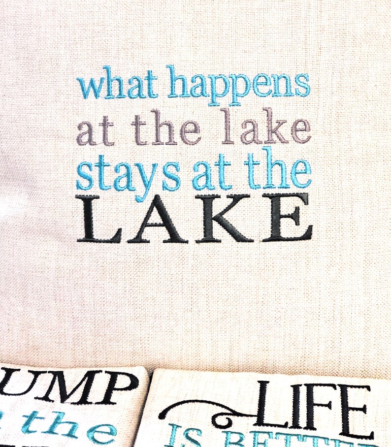 Lake House Pillow Cover Lake House Decor Gift for Lake lovers. image 5