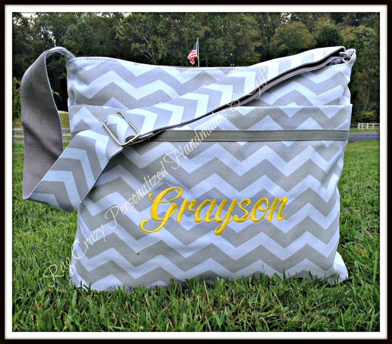 Personalized Diaper Bag for boy or girl. image 9