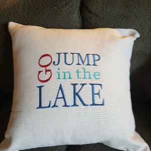 Housse doreiller Lake House Lake House Decor Cadeau pour les amoureux du lac. image 7