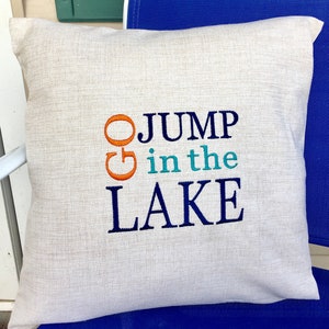 Housse doreiller Lake House Lake House Decor Cadeau pour les amoureux du lac. image 3