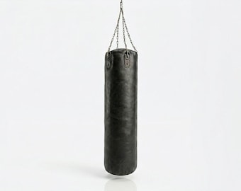 Worek treningowy ze skóry premium do boksu i MMA, wytrzymały, do ćwiczeń w domu, do ćwiczeń w siłowni, do muay thai kickboxingu