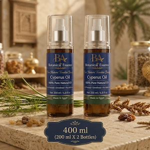 Olio di cipero egiziano puro, trattamento dopo la depilazione, spremuto a freddo naturale, pelle più liscia più a lungo
