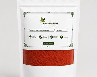 Indiase rode chilipoeder – puur, intense kleur, pittige smaak voor alledaagse gerechten