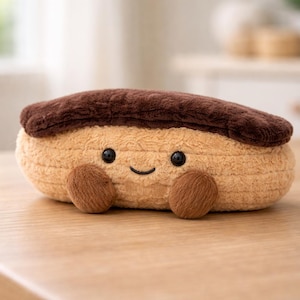 Cinnamon Roll Jellycat Soft Plush Toy Brown Stuffed Animal Cute Gift for Kids Collectors