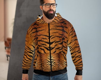 tiger print jacket mens